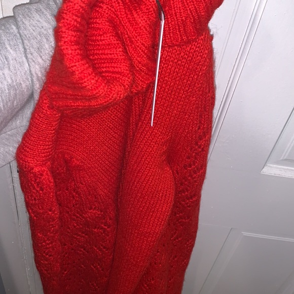 Red Francois turtle neck dress sale - Picture 12 of 12